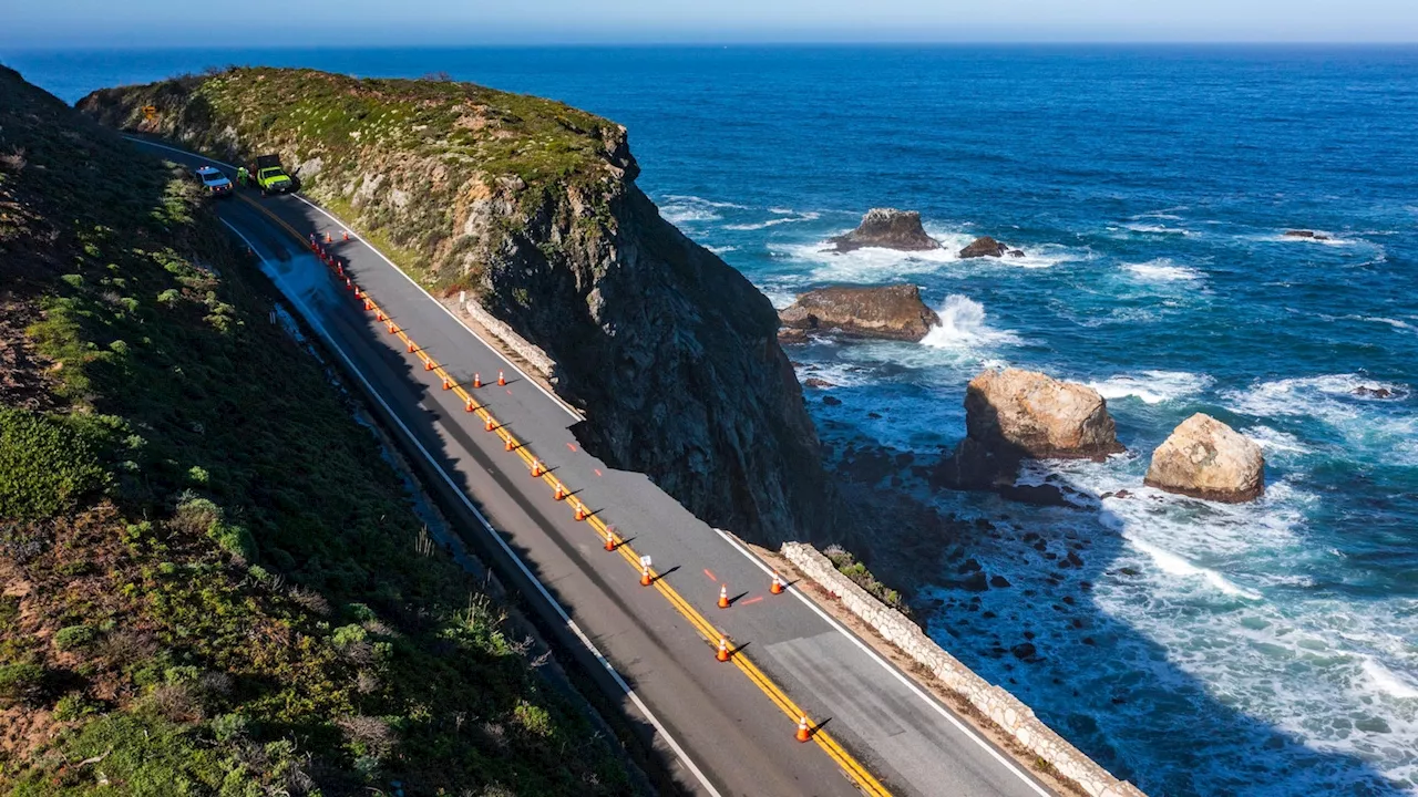 Stretch of scenic California Highway 1 that collapsed is closed again amid storms