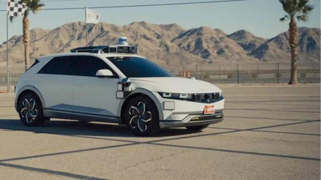 Robotaxi Ioniq5 al test di 'guida' al Las Vegas