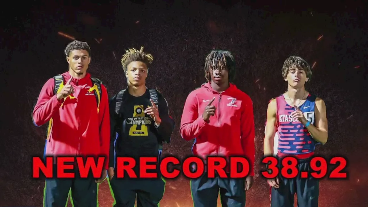 Atascocita 4x100 Relay Team setting their eyes on state after setting new record