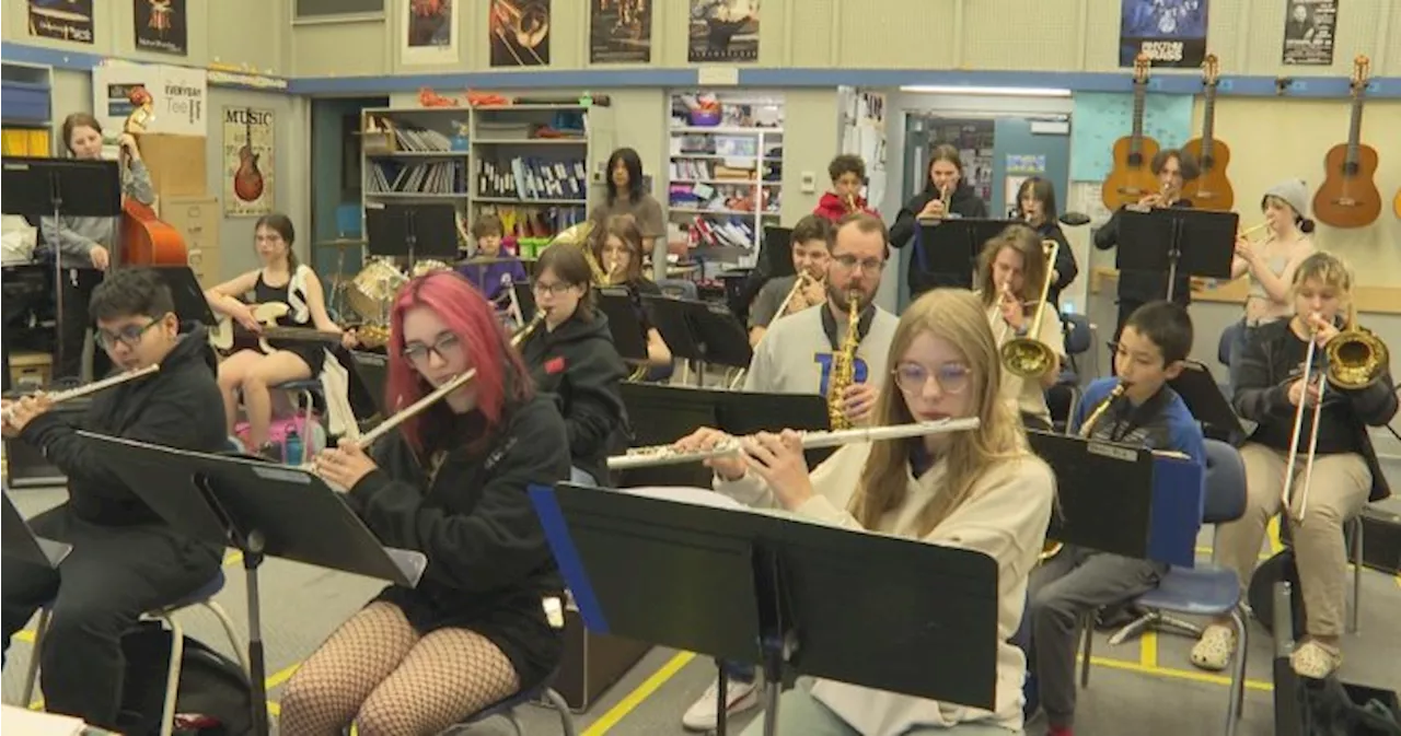 Jazz Band Students in Okanagan Prepare for B.C. Interior Jazz Festival