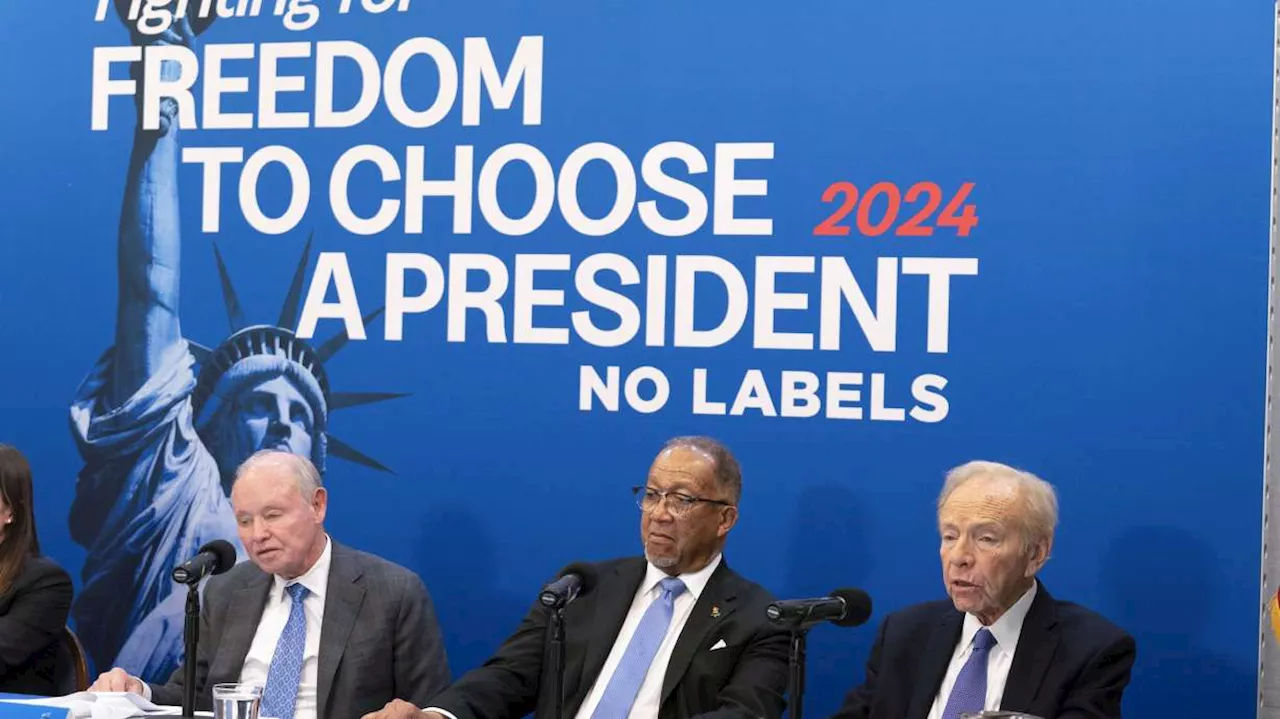 No Labels won't run a third-party campaign after trying to recruit presidential candidate