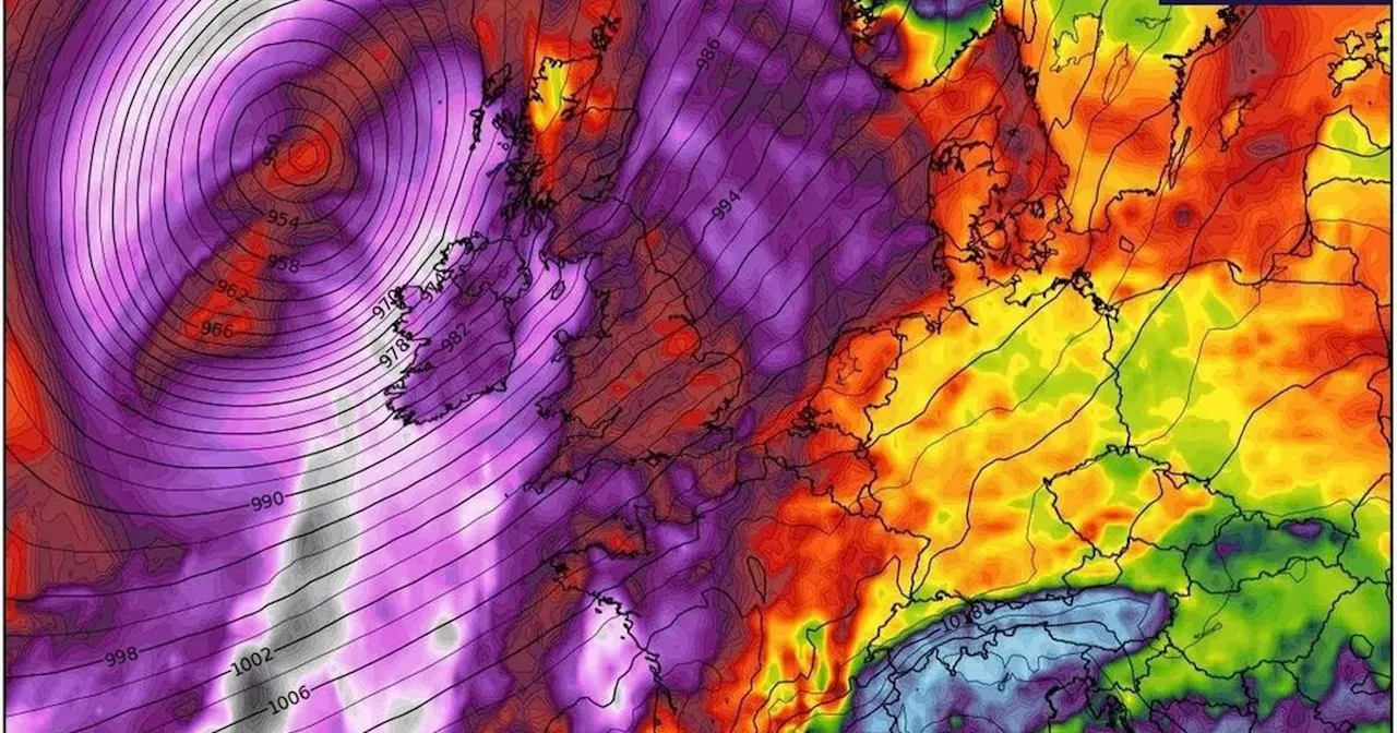 Storm Kathleen to 'pack a punch' with 72mph gales and heavy rain this weekend