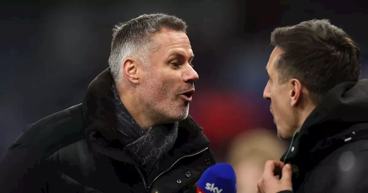 Carragher taunts Neville as 'bottlejobs' jibe comes back to haunt Man Utd icon