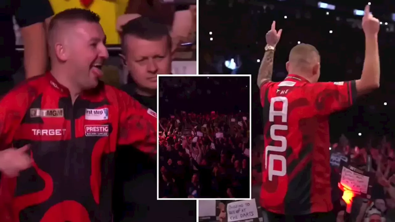 Nathan Aspinall sends darts fans into meltdown with 'goosebumps' moment at Premier League darts