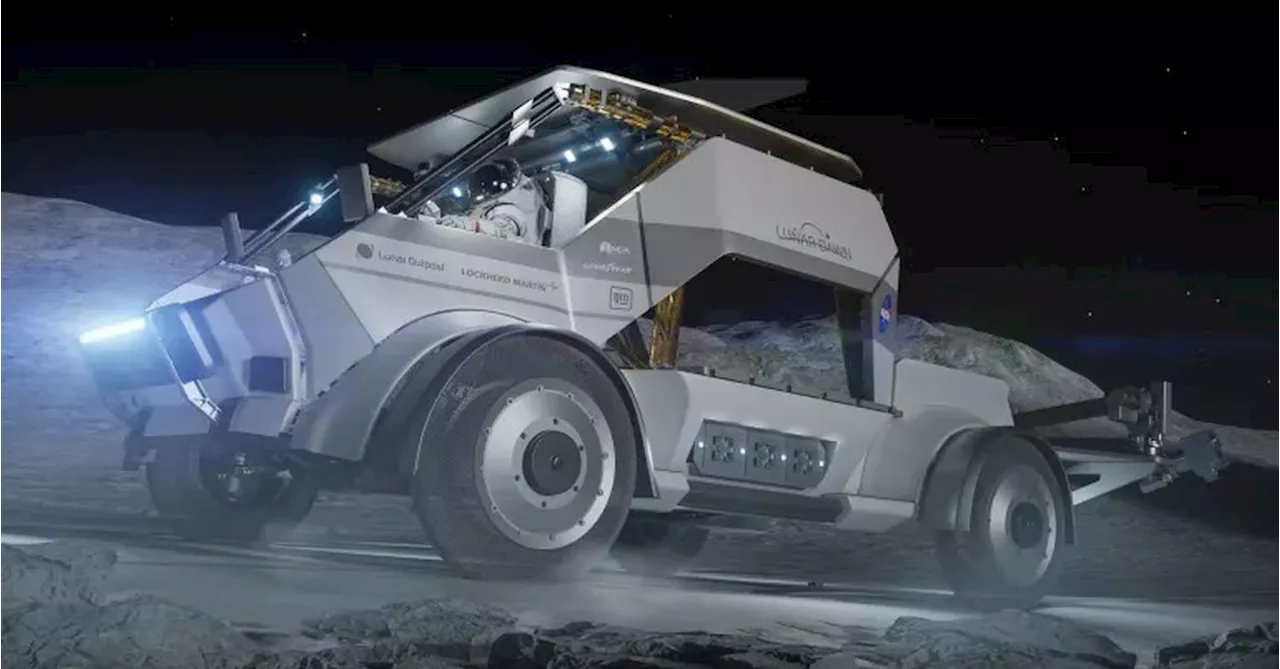 Nasa unveils lunar racer CAR that will take Moon astronauts to mysterious destinations ‘unreachable’ by foo...