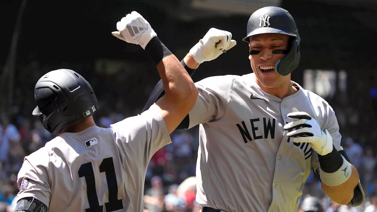 Judge hits first HR of season, Yankees beat D-Backs in 11th