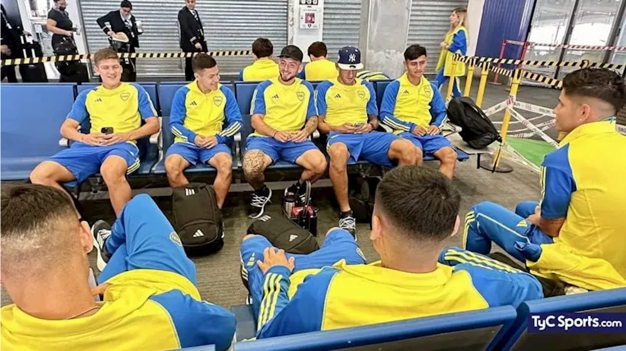 Boca regresó a Sucre tras dos horas y media de demora y con un jugador menos