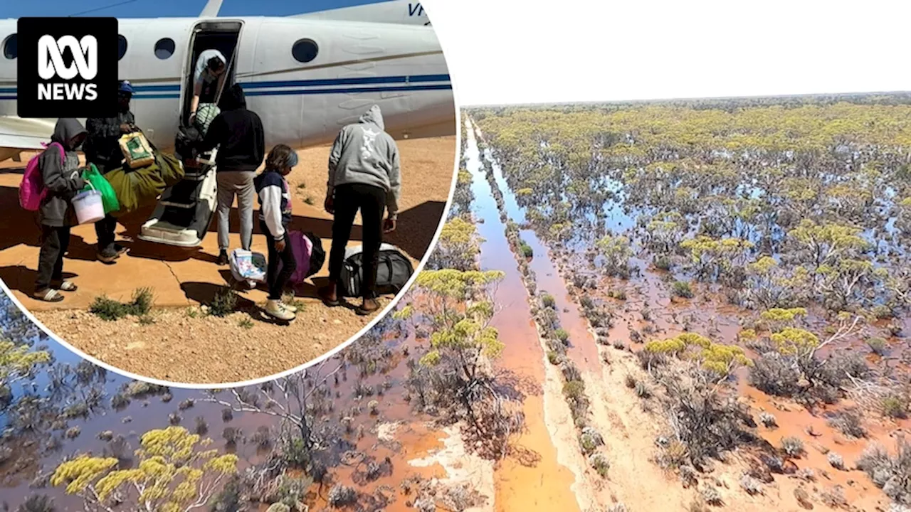 Tjuntjuntjara residents flown home after weeks stranded by floods in Kalgoorlie-Boulder