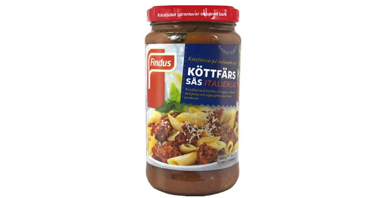 Findus återkallar köttfärssås