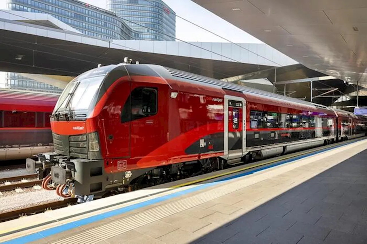 Da oggi i nuovi treni Railjet DB-OBB per Austria e Germania