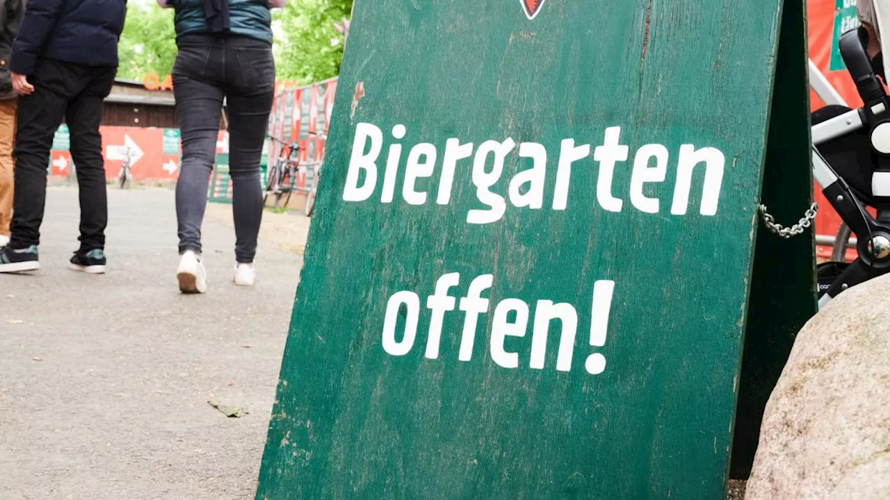 Frühsommerliches Wetter lockt: Biergärten und Bootsverleihe