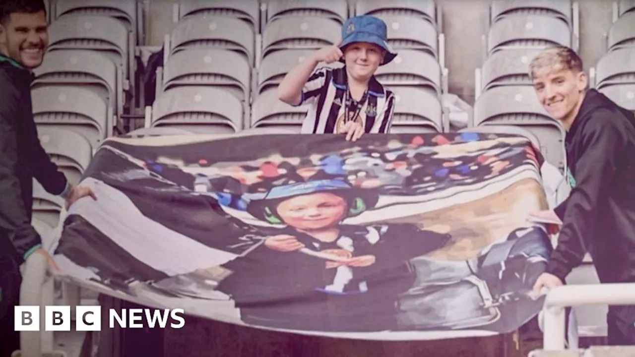 Newcastle United surprises young fan with sensory room experience