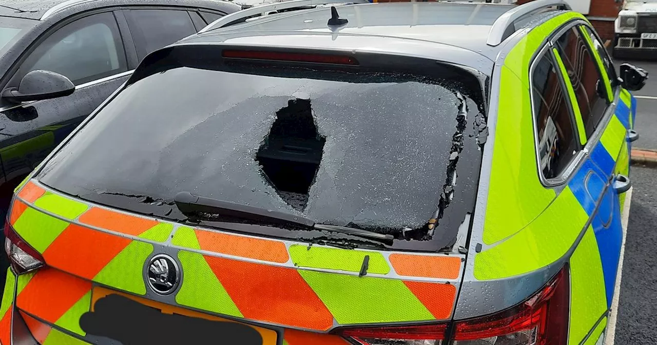 Police Cars Damaged in Antisocial Behaviour Incident in West Belfast