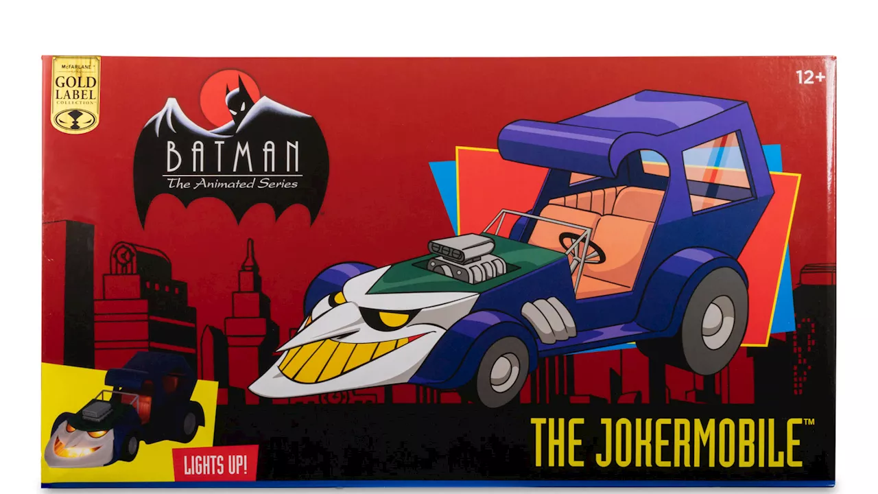 Batman: The Animated Series Joker Mobile Arrives from McFarlane Toys