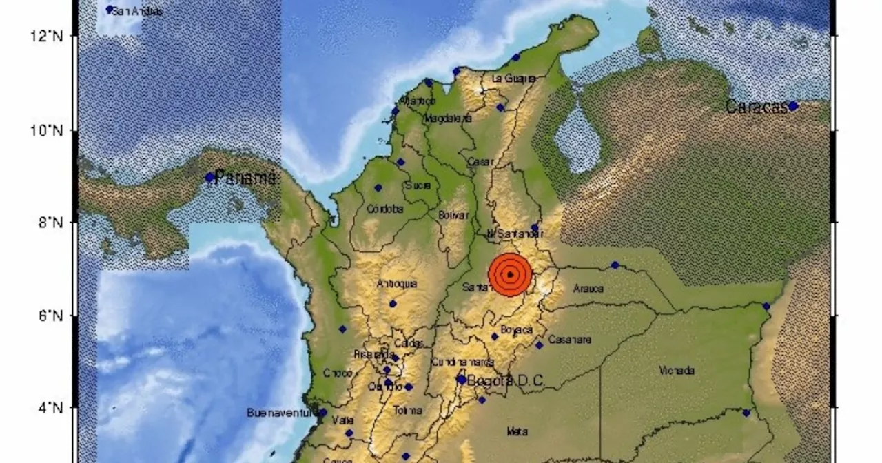 Fuerte temblor en Santander de magnitud 4.5