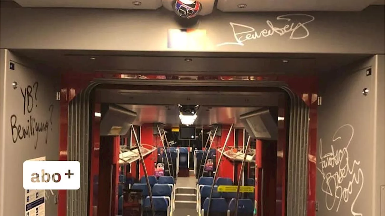 Vandalismusaktion in der Zentralbahn: FC Basel Fan vor Gericht