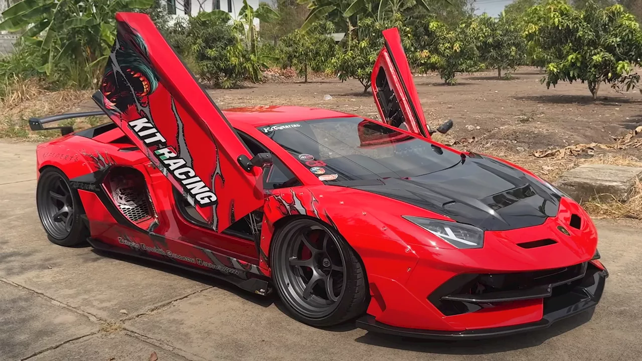 Can You Spot The Fake? This Replica Blends Toyota And Honda Into A Lamborghini SVJ