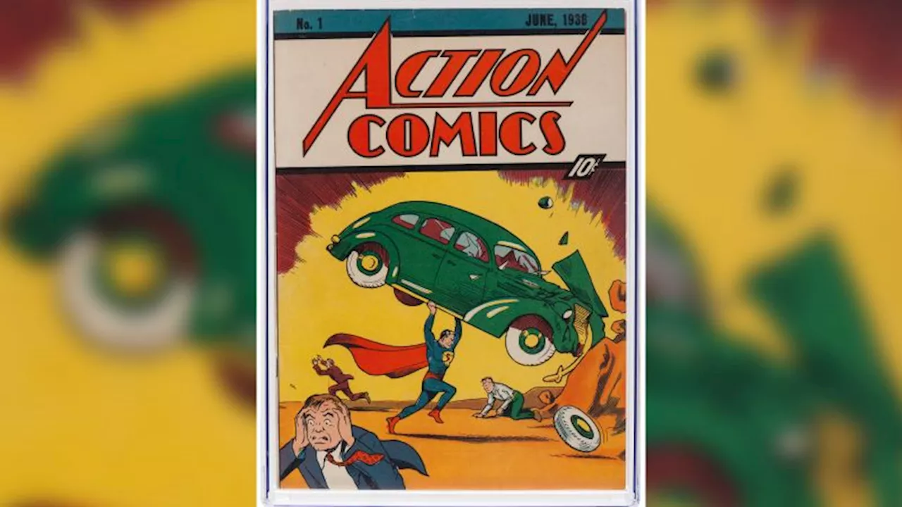 Comic featuring Superman’s first ever appearance sells for record $6 million