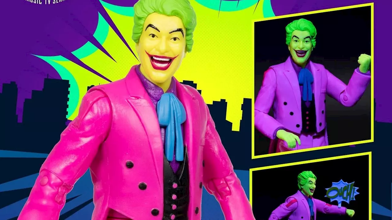 McFarlane Toys Launches Batman '66 Joker Black Light Gold Label Exclusive