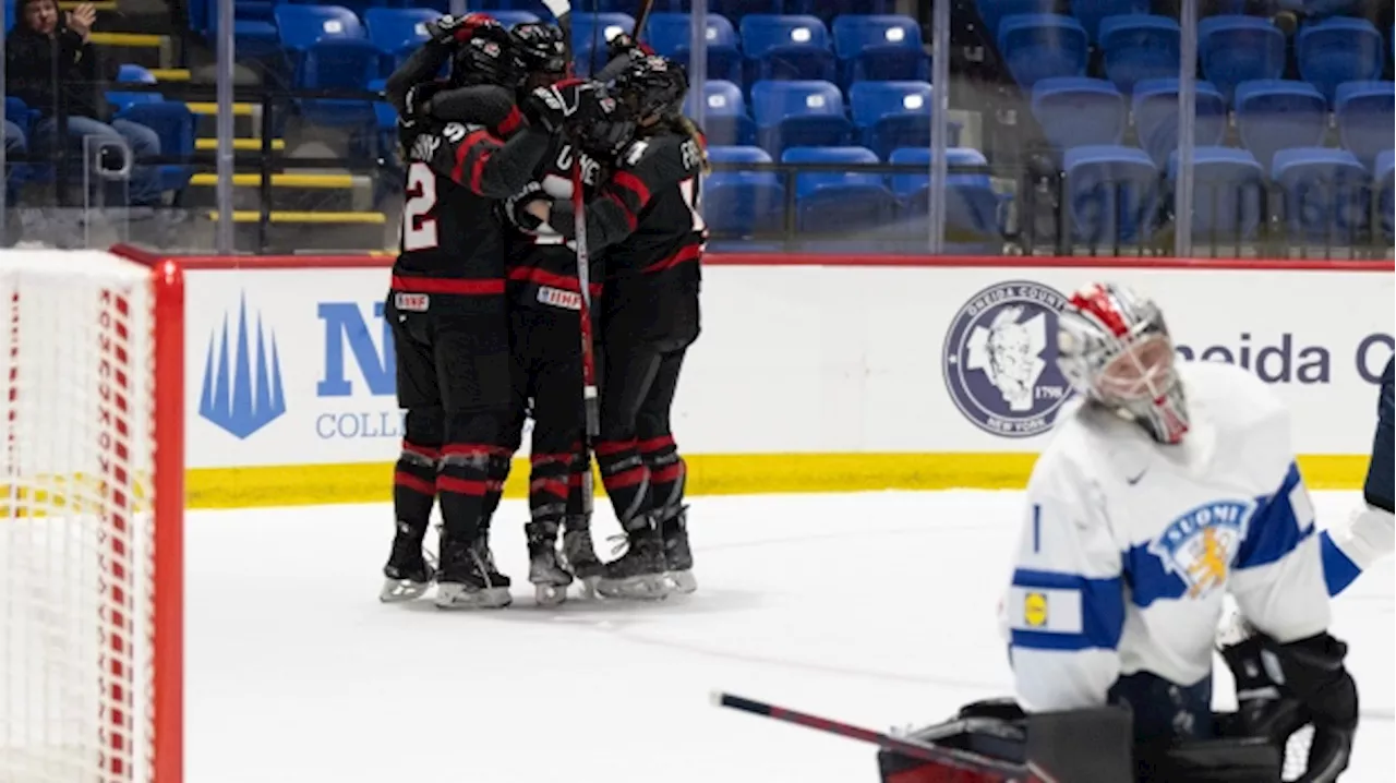 Canada Defeats Finland in Women's World Hockey Championship Opener