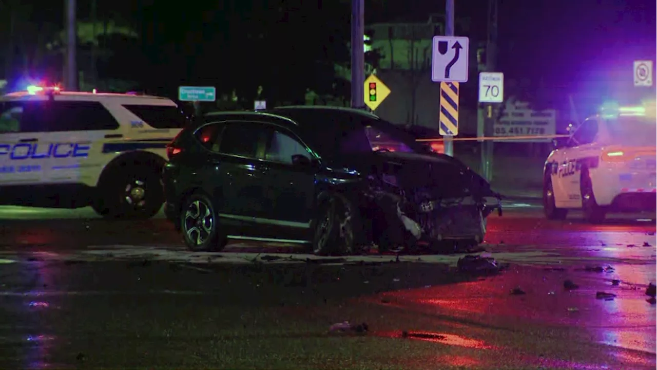 Collision in Mississauga leaves man dead, another in critical condition