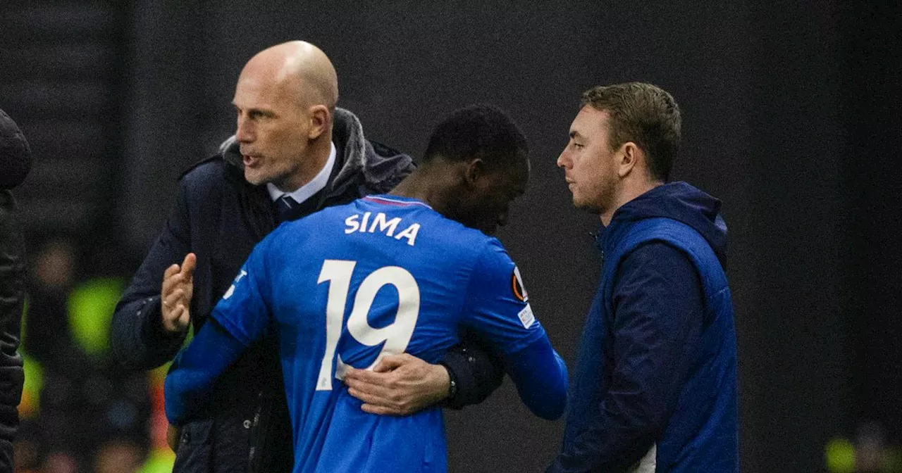 Philippe Clement on his Rangers dilemma over Abdallah Sima