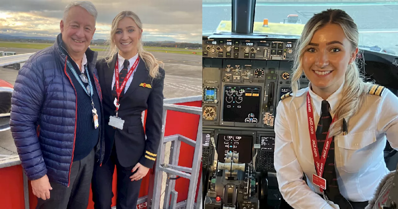 Scots Dad and Pilot Daughter Work Together on His Last Day of Aviation Career