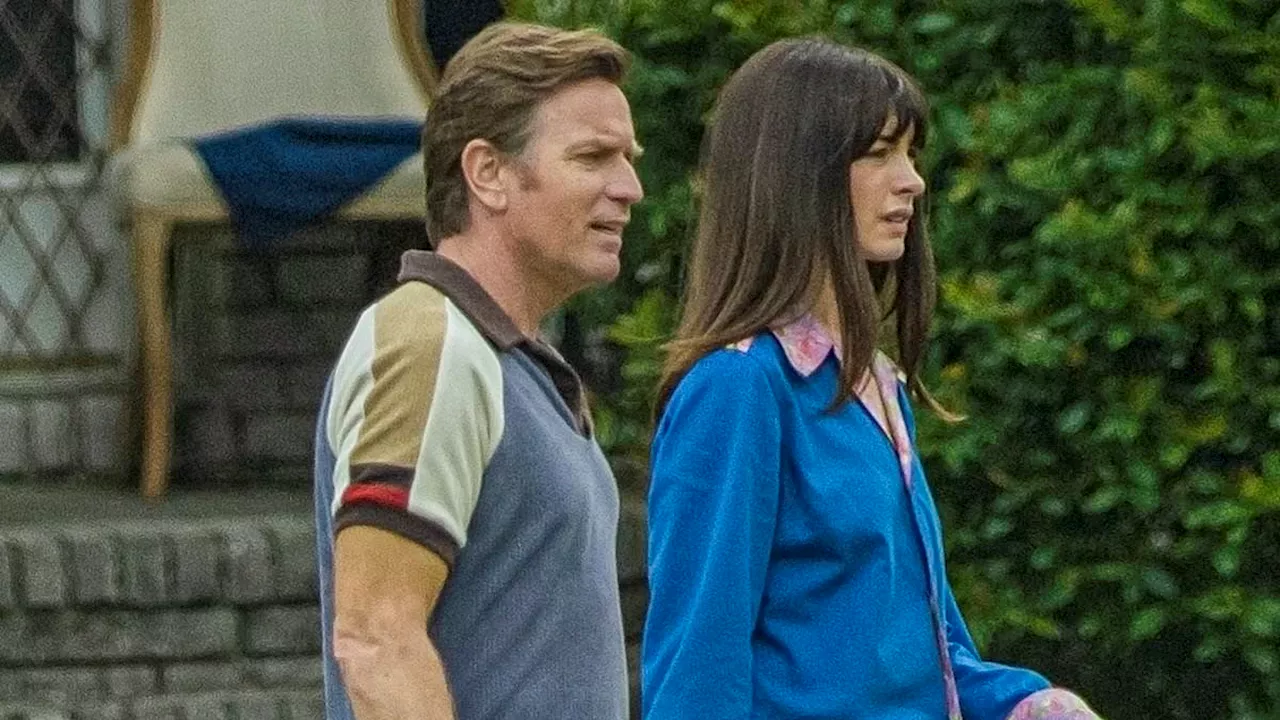 Anne Hathaway and Ewan McGregor Film Together in Atlanta for 80s-Inspired Project