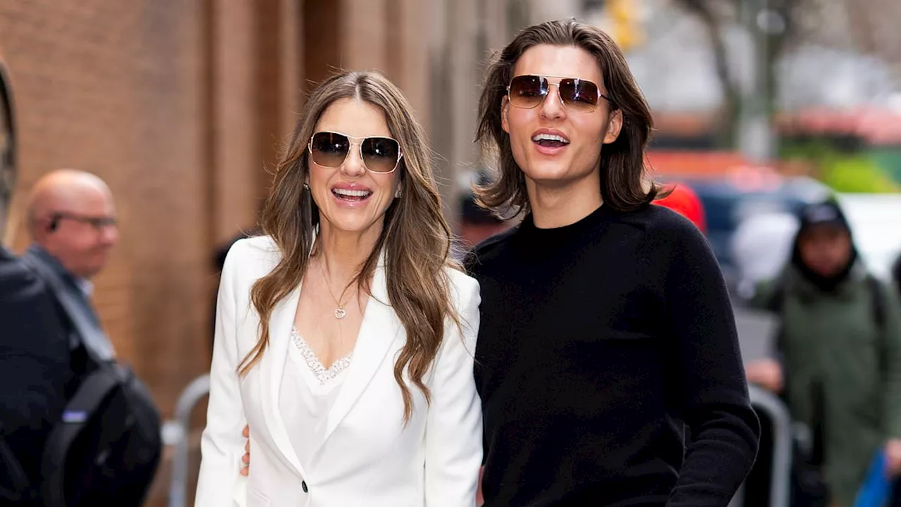 Elizabeth Hurley responds to speculation that she is the mystery older woman who took teenage Prince...