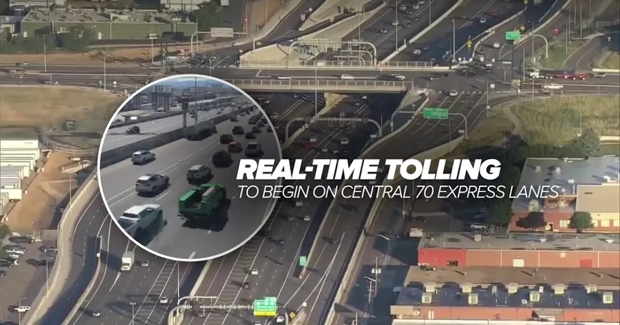 – a fluctuating, real-time pricing model – begins for Central 70 express lane Monday