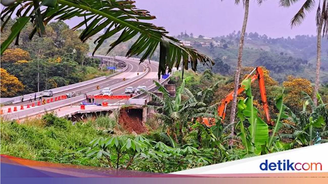 Diperbaiki, Tol Bocimi yang Longsor Ditarget Bisa Dipakai Mudik Minggu Depan