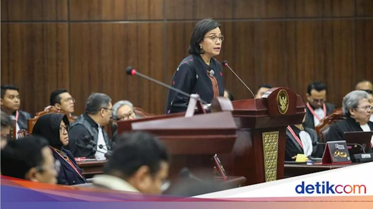 Menteri Keuangan Sri Mulyani Indrawati Menjadi Saksi dalam Sidang Sengketa Pilpres 2024