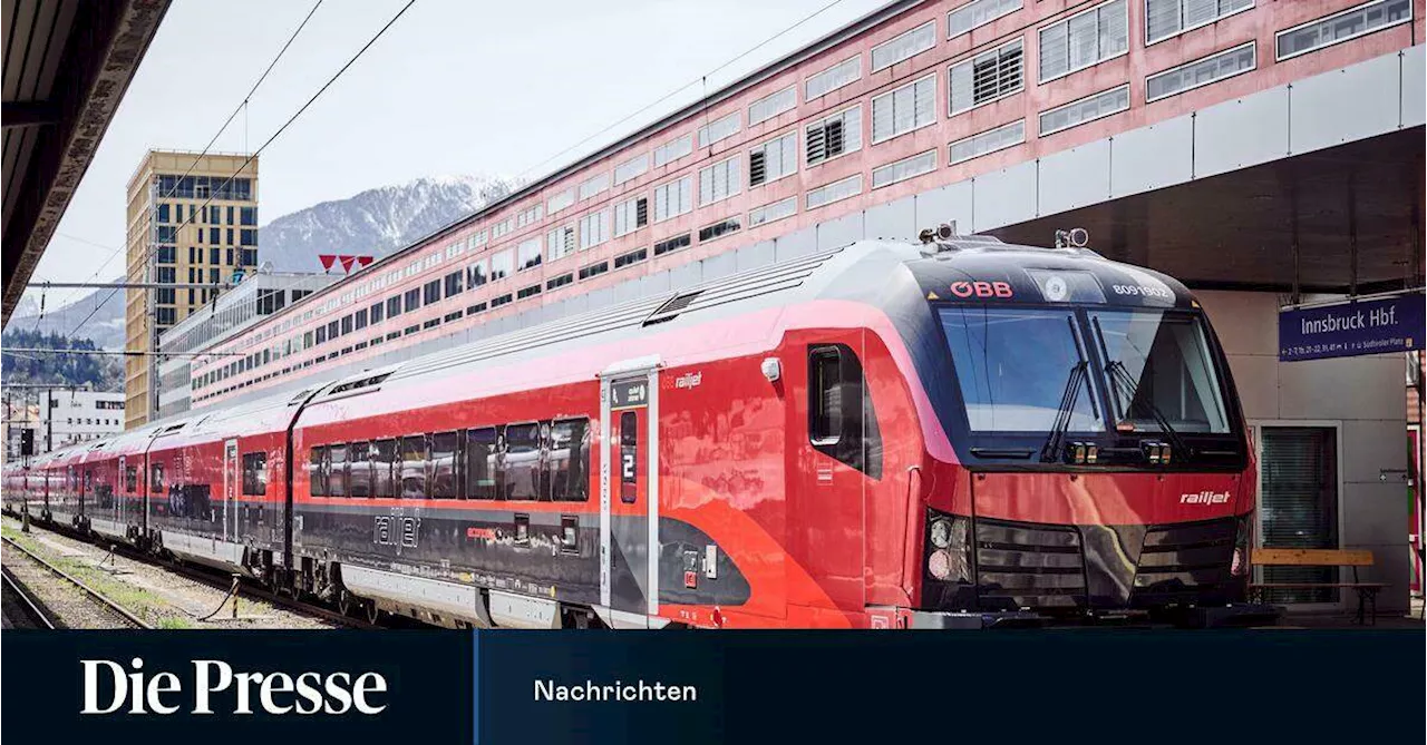 Neue ÖBB-Railjets bei Premierenfahrt durch Tirol eingeweiht