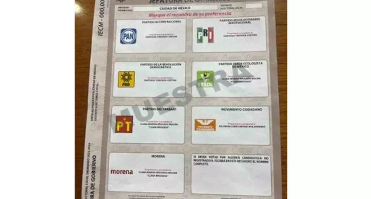 Instituto Electoral de CDMX aprueba que apodos de candidatos aparezcan en boletas