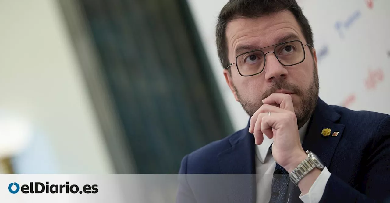 Aragonès propone un debate electoral con Puigdemont e Illa fuera de España