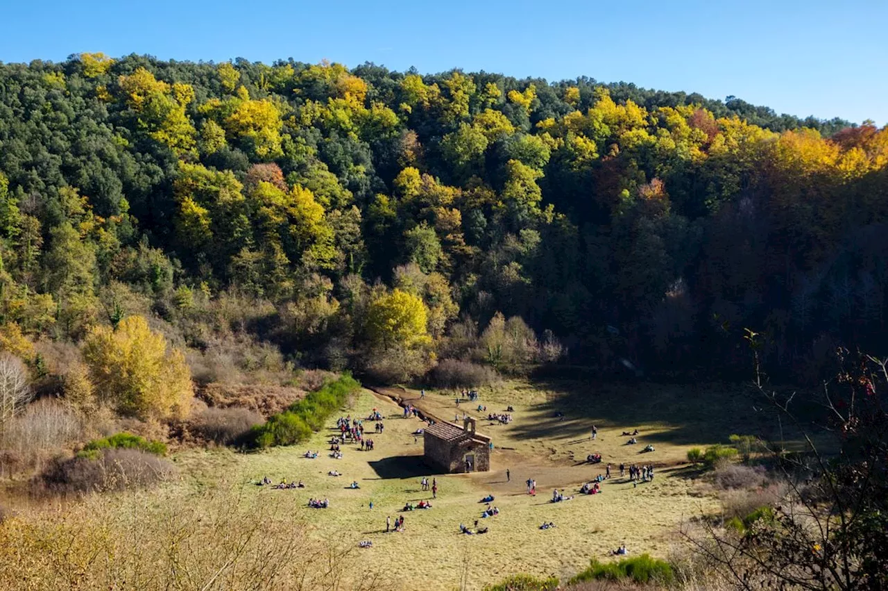 Viaje redondo a la Garrotxa: lago, hayedos y volcanes