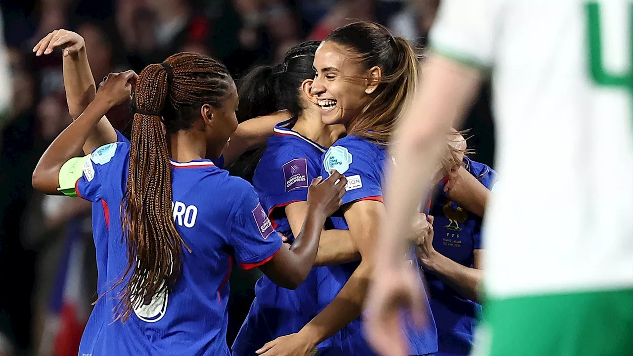 L'équipe de France féminine démarre sa campagne de qualification à l'Euro 2025 avec une victoire contre l'Irlande