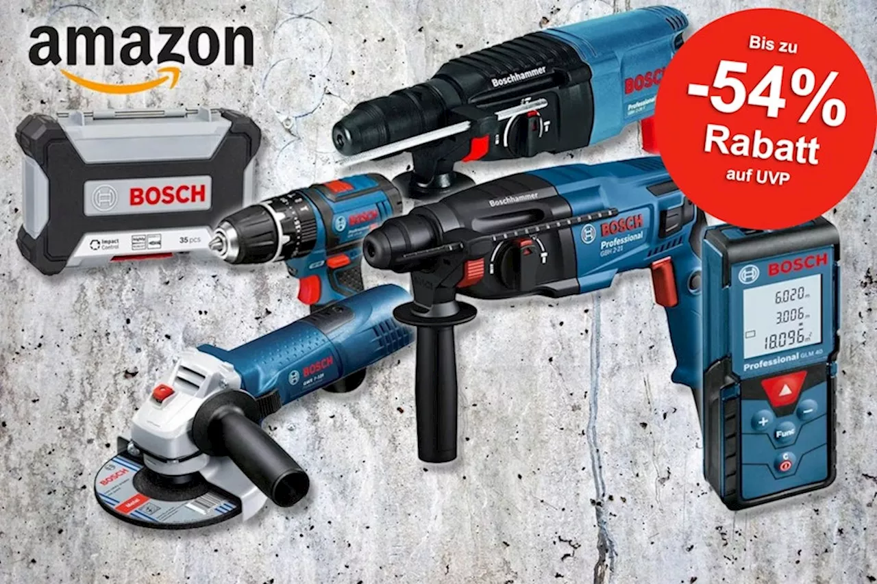 Bosch Professional Mega Deals im Amazon Sale: Bis -54% Rabatt auf das Marken-Werkzeug