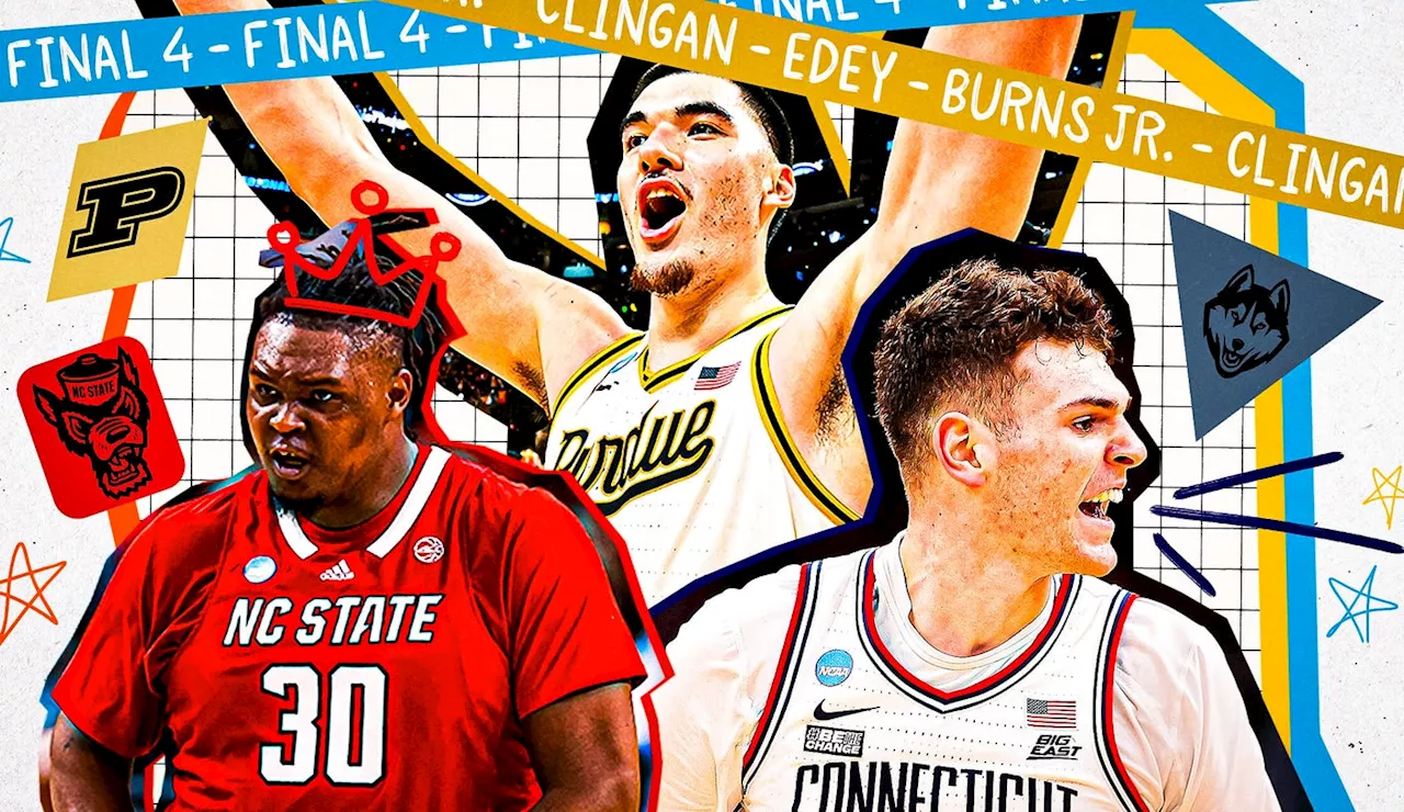 Edey, Clingan and Burns, Oh My! Big men set to own the spotlight at Final Four