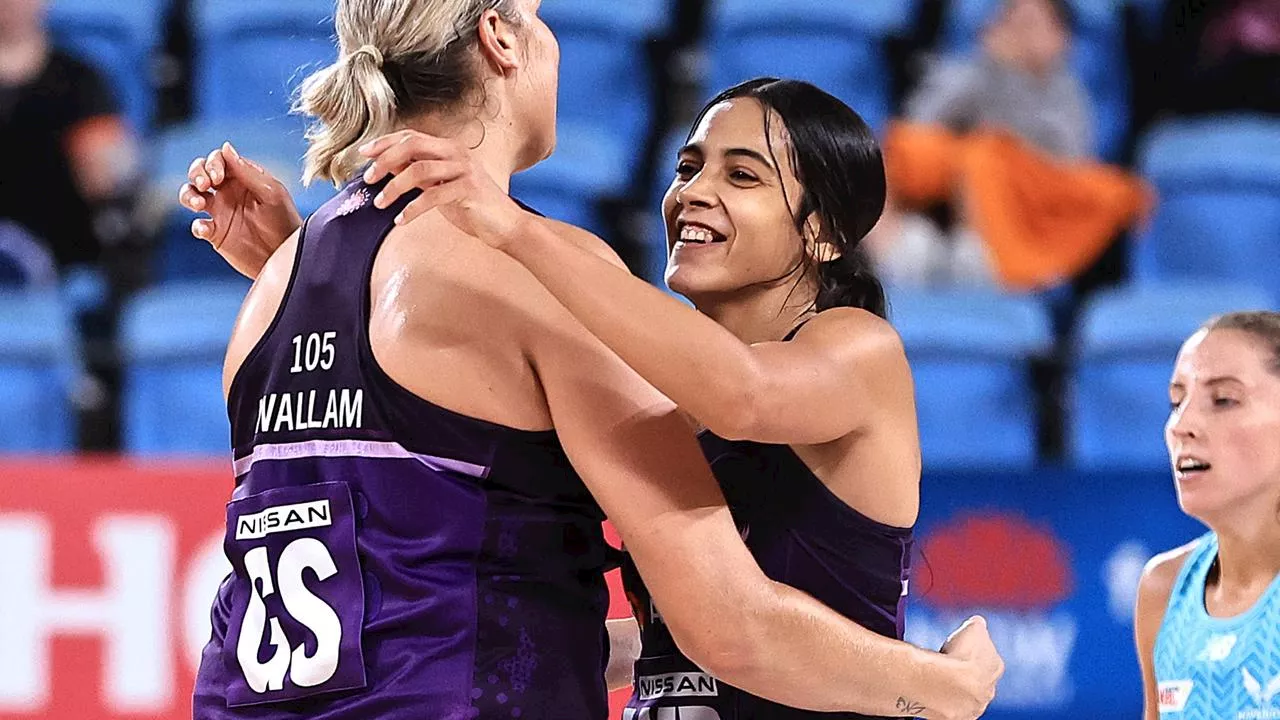 ‘Mummy plays for the Firebirds!’ Netball star’s tears over ‘dream’ second chance