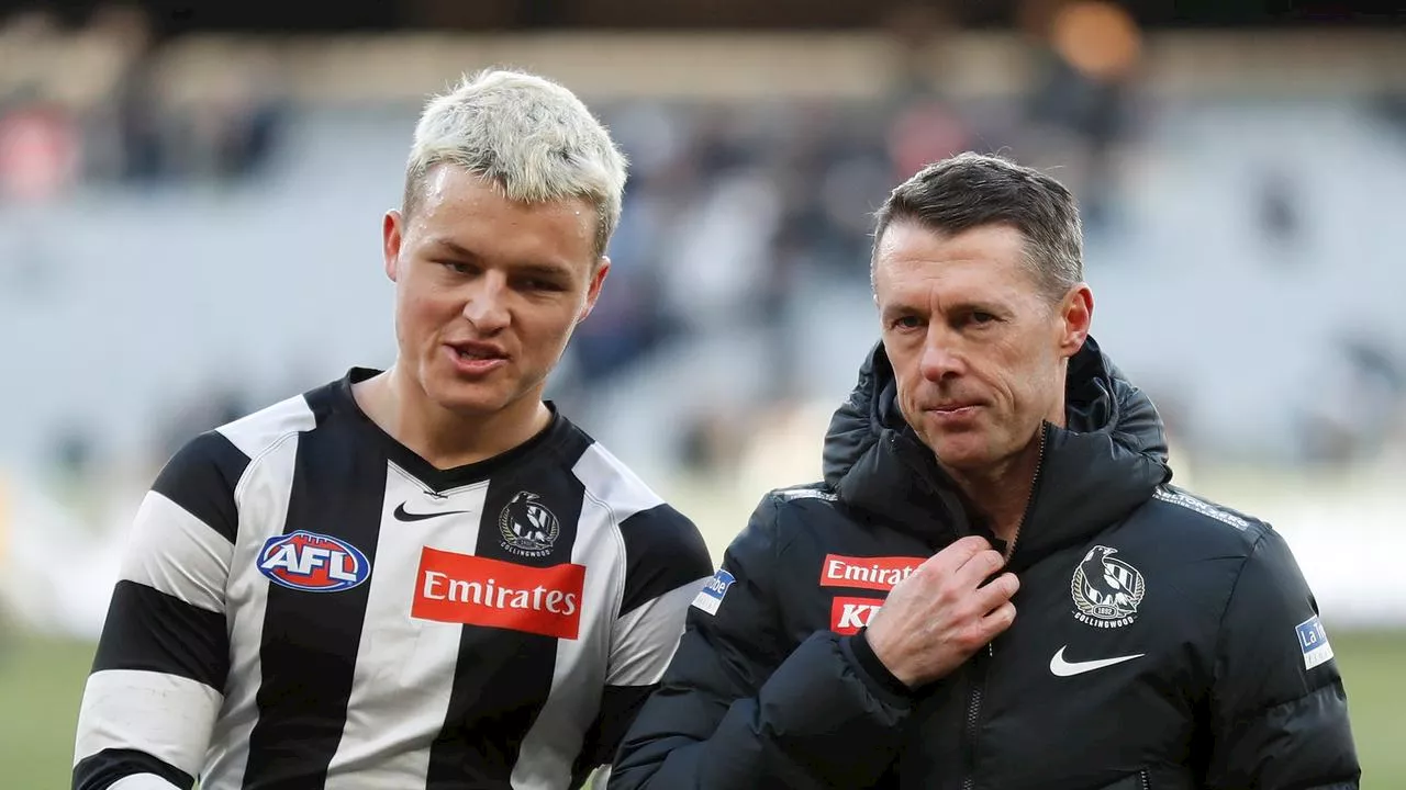 ‘That’s his recollection’: Pies coach responds to shock Ginnivan claim, reveals details of last-min trade