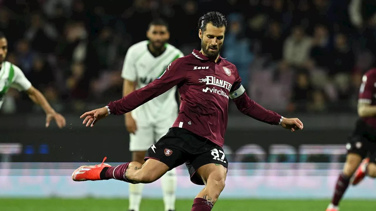 Sassuolo, così retrocedi! Butta via il doppio vantaggio, la Salernitana pareggia al 91'