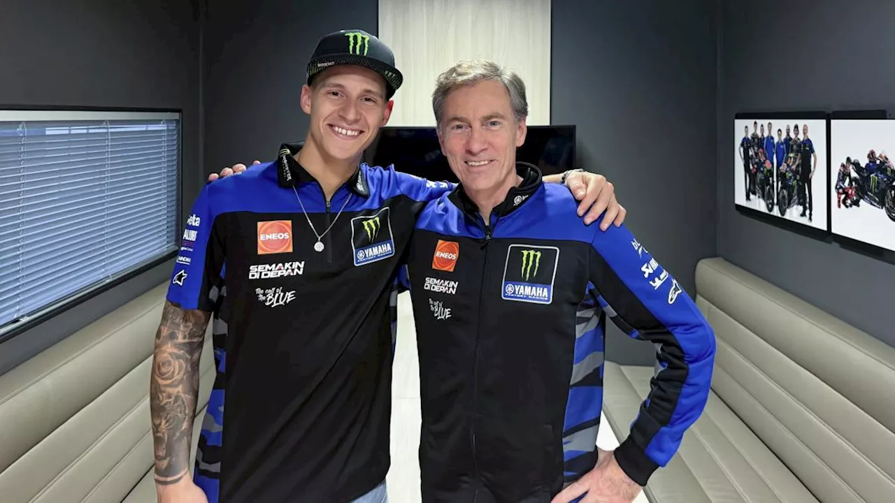 Yamaha rinnova con Fabio Quartararo per le stagioni MotoGP 2025 e 2026