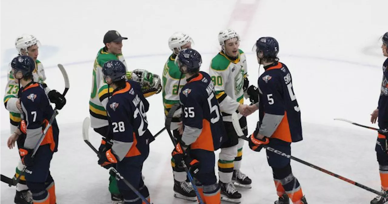 London Knights sweep Firebirds with 3-2 victory in Game 4 in Flint