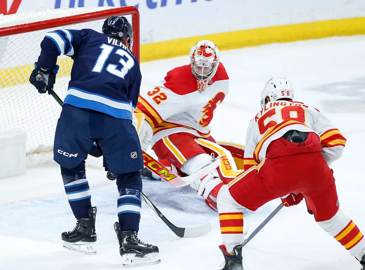 Gabe Vilardi’s hat trick helps Jets clinch playoff berth with 5-2 win over Flames