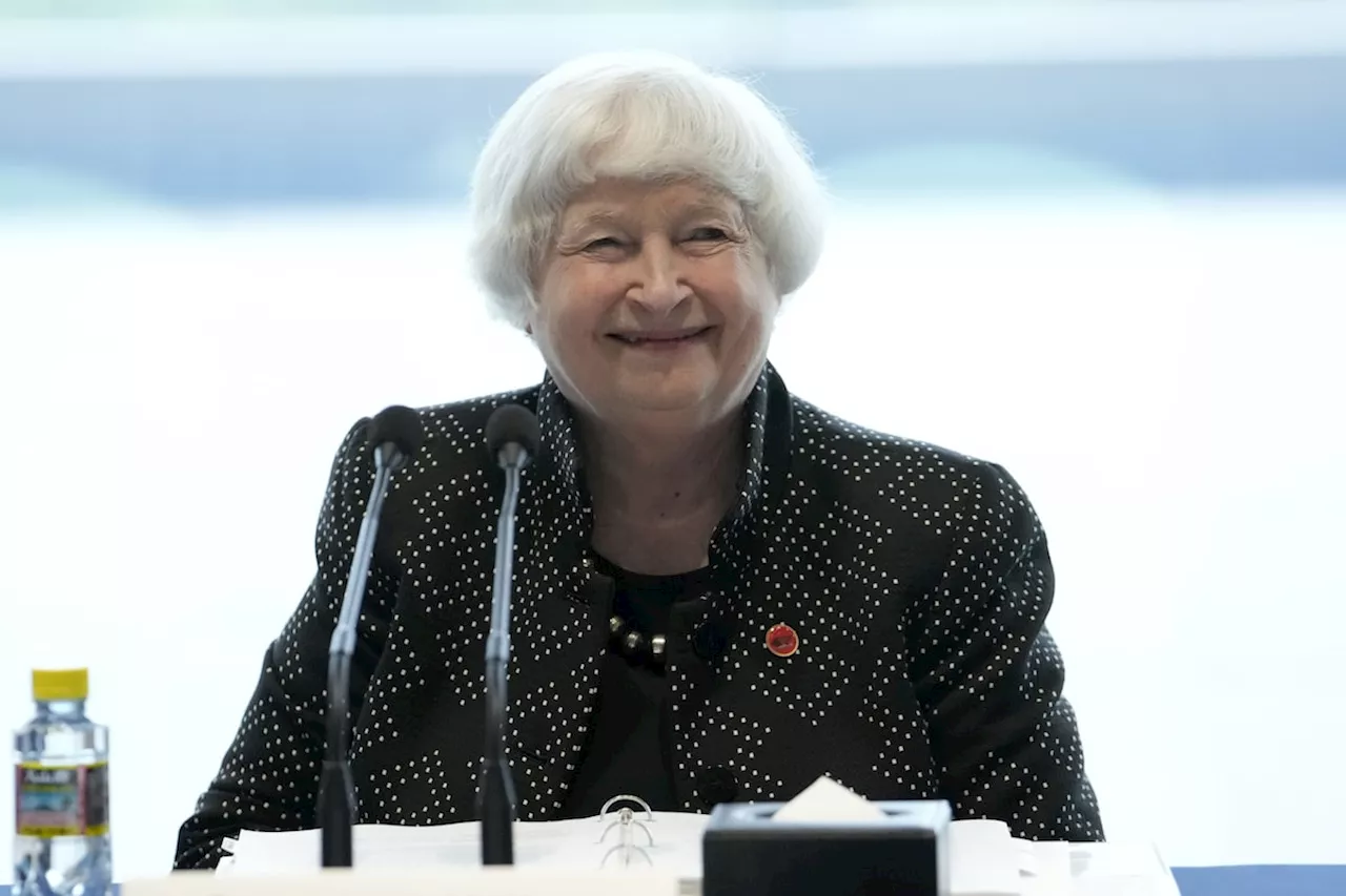 U.S. Treasury Secretary Janet Yellen Holds Meeting with Business Representatives in China