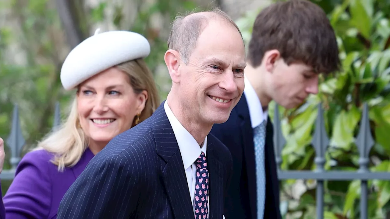 James, Earl of Wessex copied dad Prince Edward at Easter