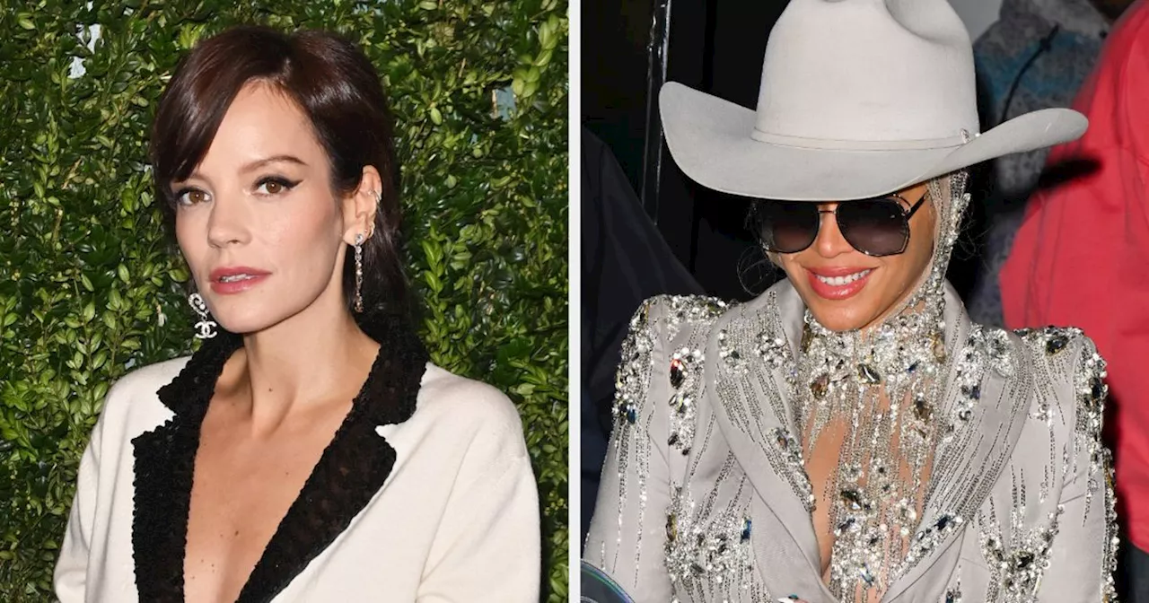 Lily Allen's Comments About Beyoncé's Cowboy Carter Era Have Not Gone Down Well