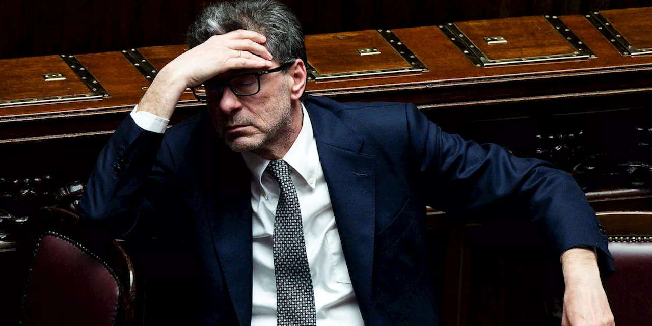 Il ministro dell'Economia Giorgetti pubblicherà il DEF