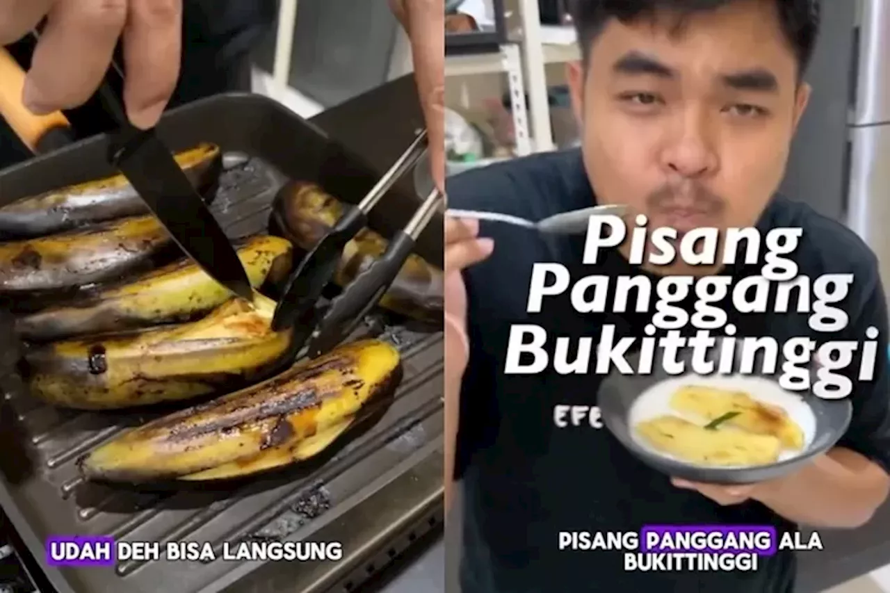 Cocok untuk Buka Puasa, Intip Resep Pisang Panggang Gabin Khas Bukittinggi Sumatera Barat